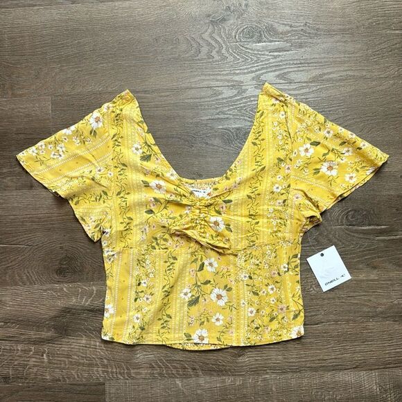 O’Neil‎ Boho Yellow| Floral Top - Picture 1 of 7